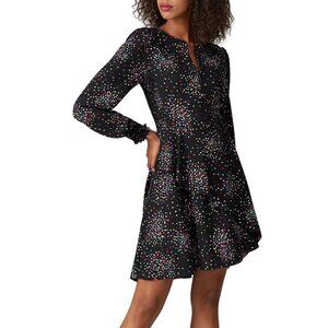 Kate Spade Confetti Dot Long Sleeve Ruffle Dress – Size 14